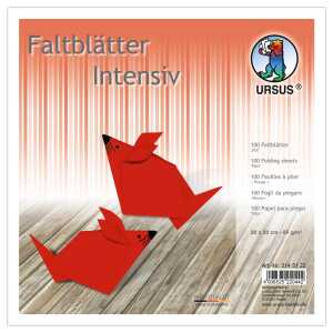 Ursus INTENS.FALTBL.UNI 20x20CM,100BL.ROT