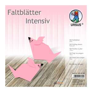 Ursus INTENS.FALTBL.UNI 20x20CM,100BL.ROSA