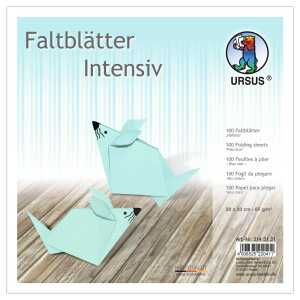 Ursus INTENS.FALTBL.UNI 20x20CM,100BL.HELLBLAU