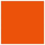 Ursus INTENS.FALTBL.UNI 20x20CM,100BL.ORANGE