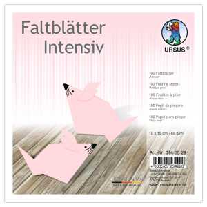 Ursus INTENS.FALTBL.UNI 15x15CM,100BL.ALTROSA