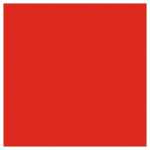 Ursus INTENS.FALTBL.UNI 10x10CM,100BL.ROT