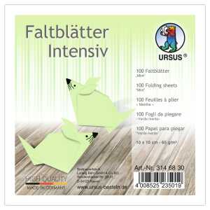 Ursus INTENS.FALTBL.UNI 10x10CM,100BL.MINT