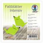 Ursus INTENS.FALTBL.UNI 10x10CM,100BL.HELLGRÜN