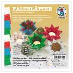 Ursus STERNCHEN-FALTBL.15x15CM,100BL.SORTIERT