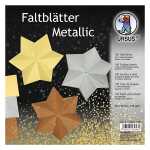 Ursus FALTBL."METALLIC" 130G.20x20CM, 100BL,3...