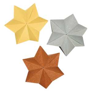 Ursus FALTBL."METALLIC" 130G.14x14CM, 100BL,3 FARBEN