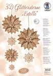 Ursus 3D GLITTERSTERNE "ESTELLE" KUPFER