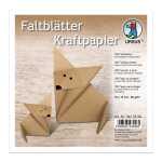 Ursus FALTBL."KRAFTPAPIER" 80G.15x15CM, 100BL