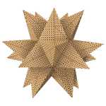 Ursus AURELIO STERN "EPSILON" WEIß/KUPFER 15x15CM