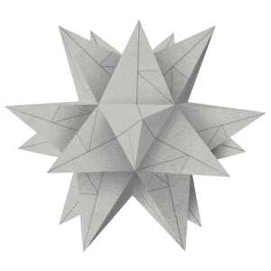 Ursus AURELIO STERN"STARLIGHT"SILB.MATT19,8x19,8CM