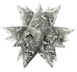 Ursus AURELIO STERN "B&W" FÄCHER 115G.14,8x14,8CM