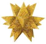 Ursus AURELIO STERN "BAROCK" GOLD 115G.14,8x14,8CM