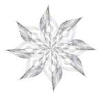 Ursus PAPER STAR ORNAMENT SET 3 110G.15x15CM 32BL.