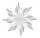 Ursus PAPER STAR ORNAMENT SET 3 110G.15x15CM 32BL.