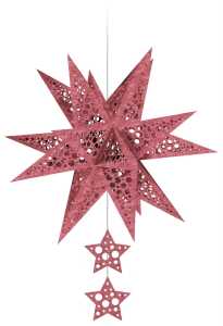 Ursus MODENA-STERN MINI "DOTS",230G,A4,2ST,WEINROT