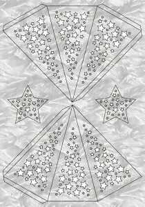 Ursus MODENA-STERN "STARS",230G,A4,SILBER