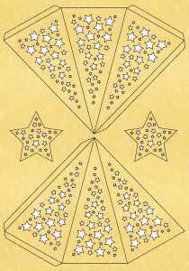 Ursus MODENA-STERN "STARS",200G,A4,GOLD