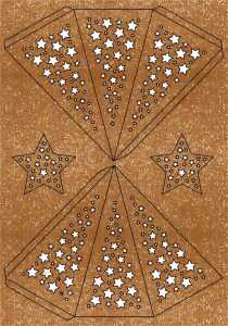 Ursus MODENA-STERN "STARS",220G,A4,KUPFER