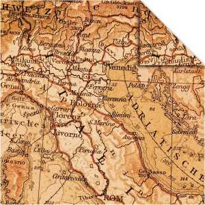 Ursus AURELIO STERN "MAPS VINTAGE" 100G.33BL.15x15CM