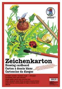 Ursus ZEICHENKARTON 200G.DIN A4,25BL.
