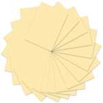 Ursus FOTOKARTON 300G.A4,50BL.VANILLE