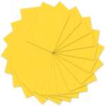 Ursus FOTOKARTON 300G.A4,50BL.DUNKELGELB