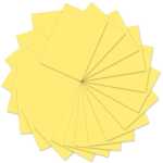 Ursus FOTOKARTON 300G.A4,50BL.INTENSIVGELB