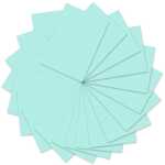 Ursus FOTOKARTON 300G.A4,50BL.TÜRKIS