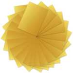 Ursus FOTOKARTON 300G.A4,50BL.GOLD MATT