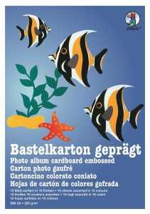 Ursus BASTELKTN.GEP.220G.DIN A3,10BL.10F.SORTIERT