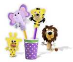 Ursus POMPON-SET SCHREIBGEFÄHRTEN "WILDTIERE"