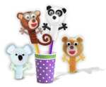 Ursus POMPON-SET SCHREIBGEFÄHRTEN "ZOOTIERE"