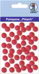 Ursus PLÜSCH POMPONS 10MM 65 STÜCK, RUBINROT