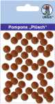 Ursus PLÜSCH POMPONS 10MM 65 STÜCK, DUNKELBRAUN