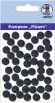 Ursus PLÜSCH POMPONS 10MM 65 STÜCK, SCHWARZ