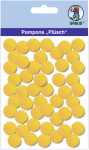 Ursus PLÜSCH POMPONS 15MM 60 STÜCK, SONNENGELB