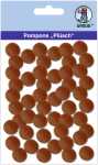 Ursus PLÜSCH POMPONS 15MM 60 STÜCK, DUNKELBRAUN
