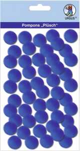 Ursus PLÜSCH POMPONS 20MM 50 STÜCK, DUNKELBLAU