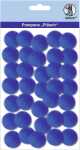 Ursus PLÜSCH POMPONS 25MM 35 STÜCK, DUNKELBLAU