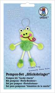 Ursus POMPON-SET "GLÜCKSBRINGER",FROSCH