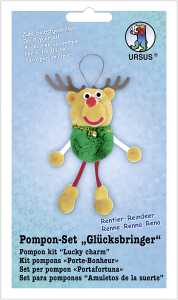 Ursus POMPON-SET "GLÜCKSBRINGER",RENTIER