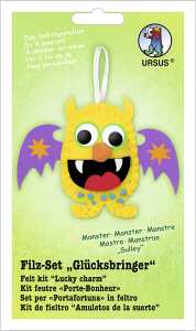 Ursus FILZ-SET "GLÜCKSBRINGER",MONSTER "SULLEY"