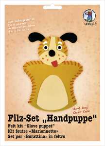 Ursus FILZ-SET "HANDPUPPE",HUND