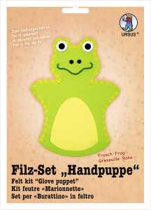 Ursus FILZ-SET "HANDPUPPE",FROSCH