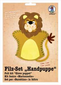 Ursus FILZ-SET "HANDPUPPE",LÖWE
