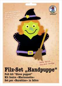 Ursus FILZ-SET "HANDPUPPE",HEXE