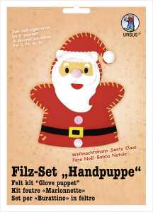 Ursus FILZ-SET "HANDPUPPE",WEIHNACHTSMANN