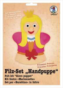 Ursus FILZ-SET "HANDPUPPE",PRINZESSIN