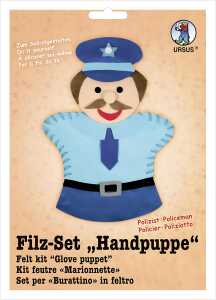 Ursus FILZ-SET "HANDPUPPE",POLIZIST